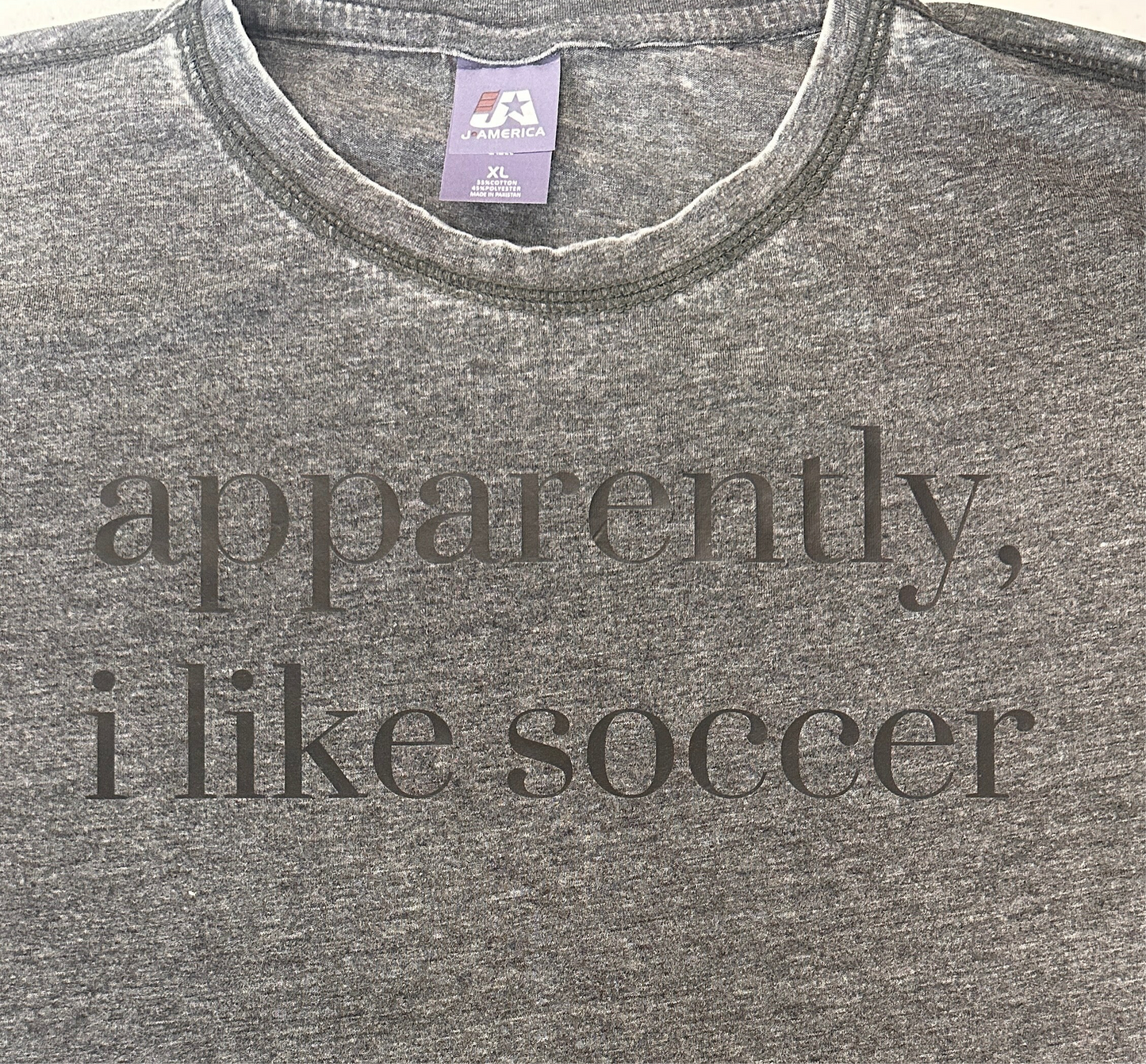 apparently, i like soccer