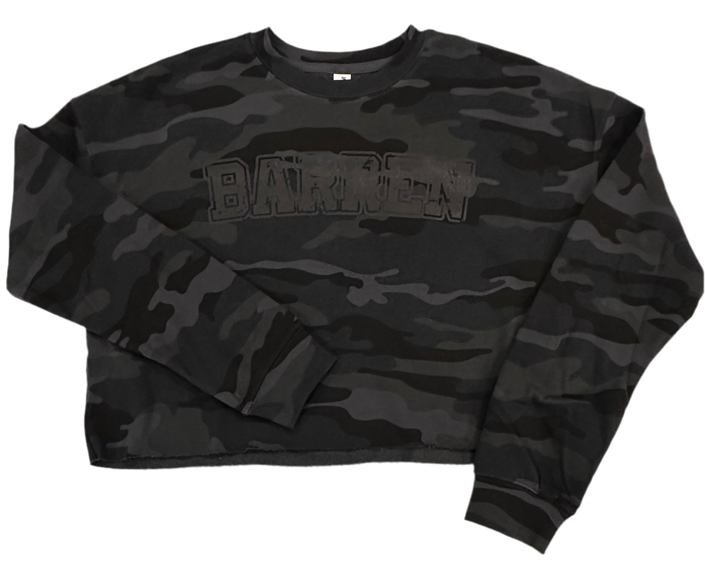 Barren Camo Crop Sweatshirt