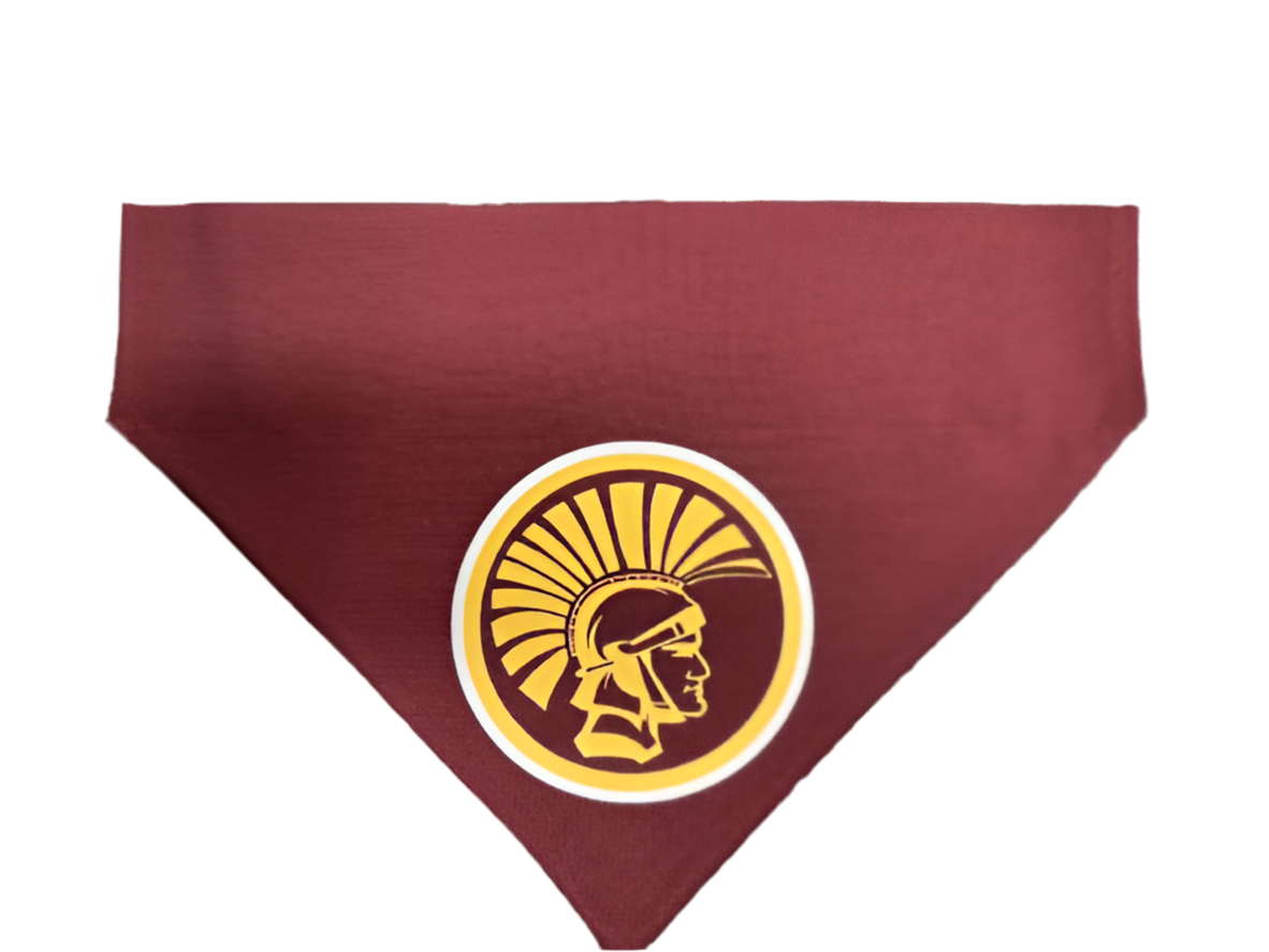 Custom Trojan Over-The-Collar Pet Bandana!