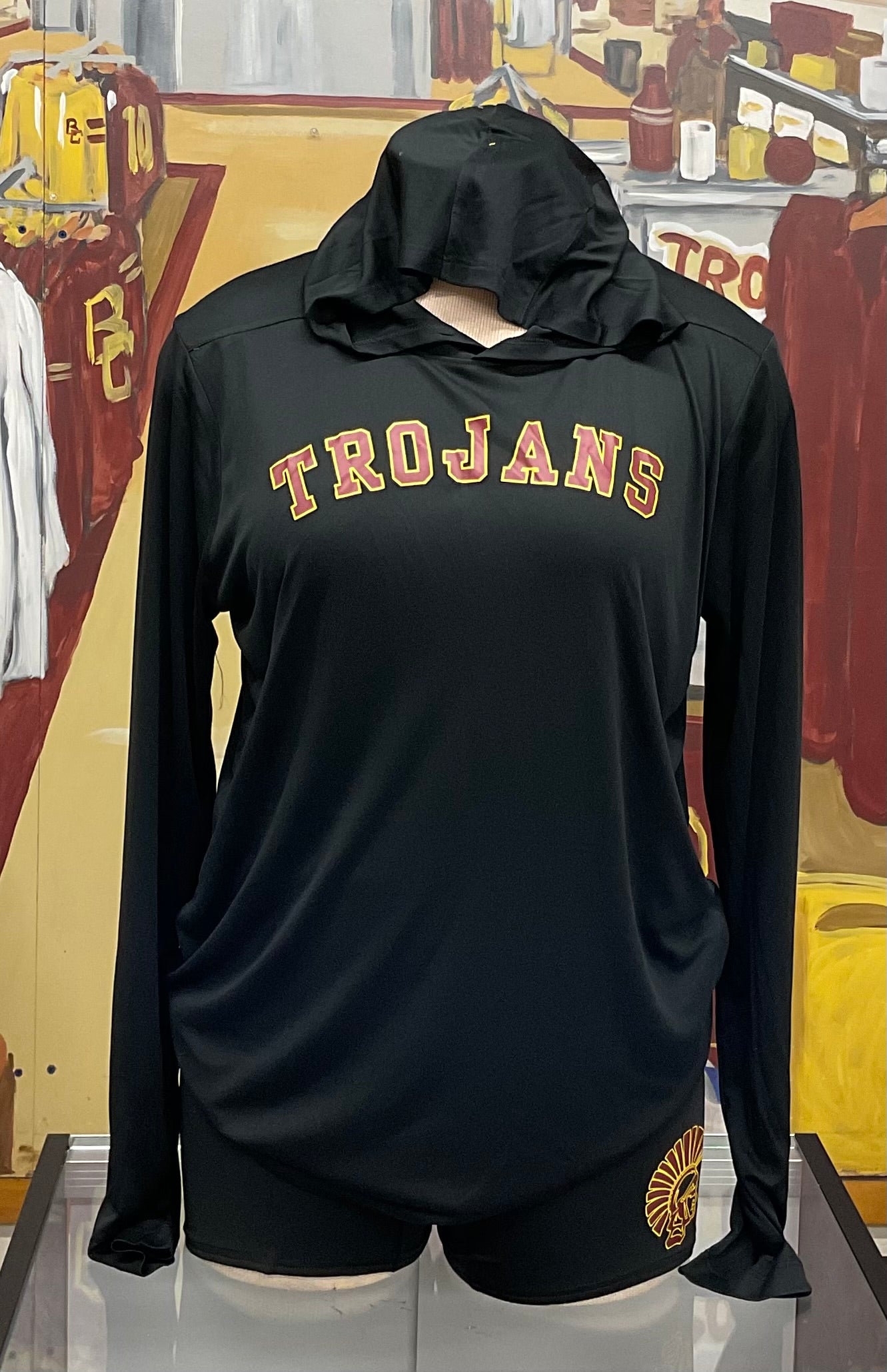 UPF 50 Hooded Pullover - The Trojan Store -SPORT-TEK UPF 50 Polyester Hooded Pullover