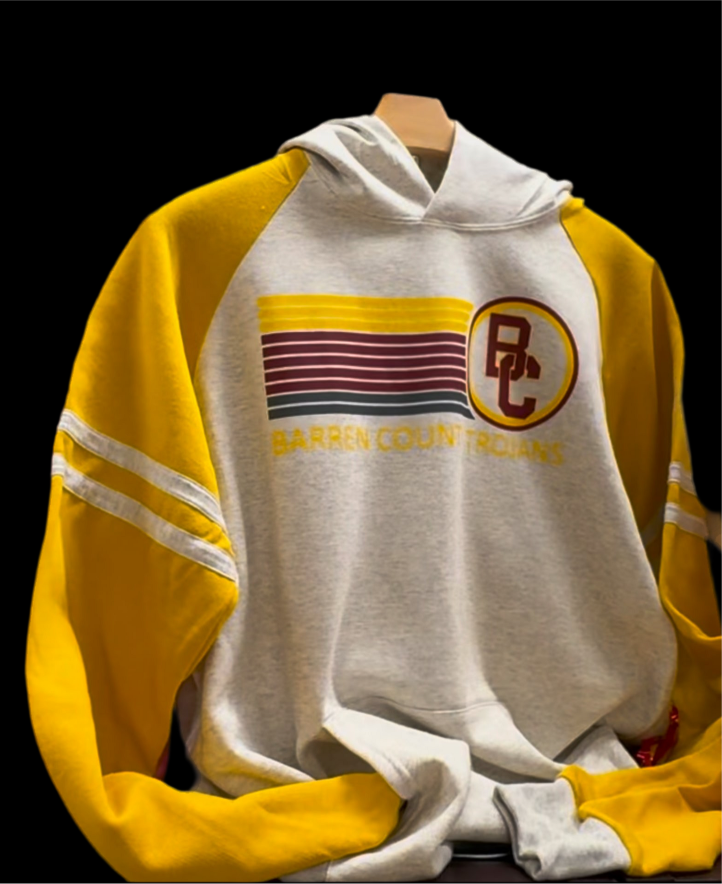Raglan Hooded Sweatshirt