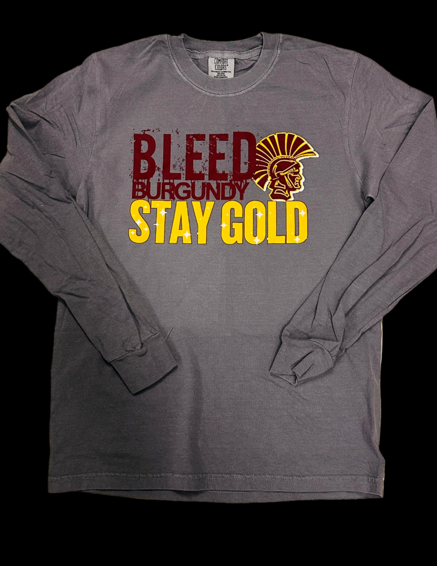 Bleed Burgundy Stay Gold Long Sleeve