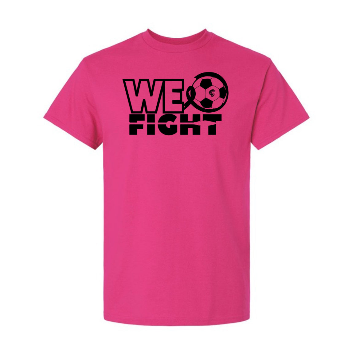 Pink Out We Fight Soccer Tee