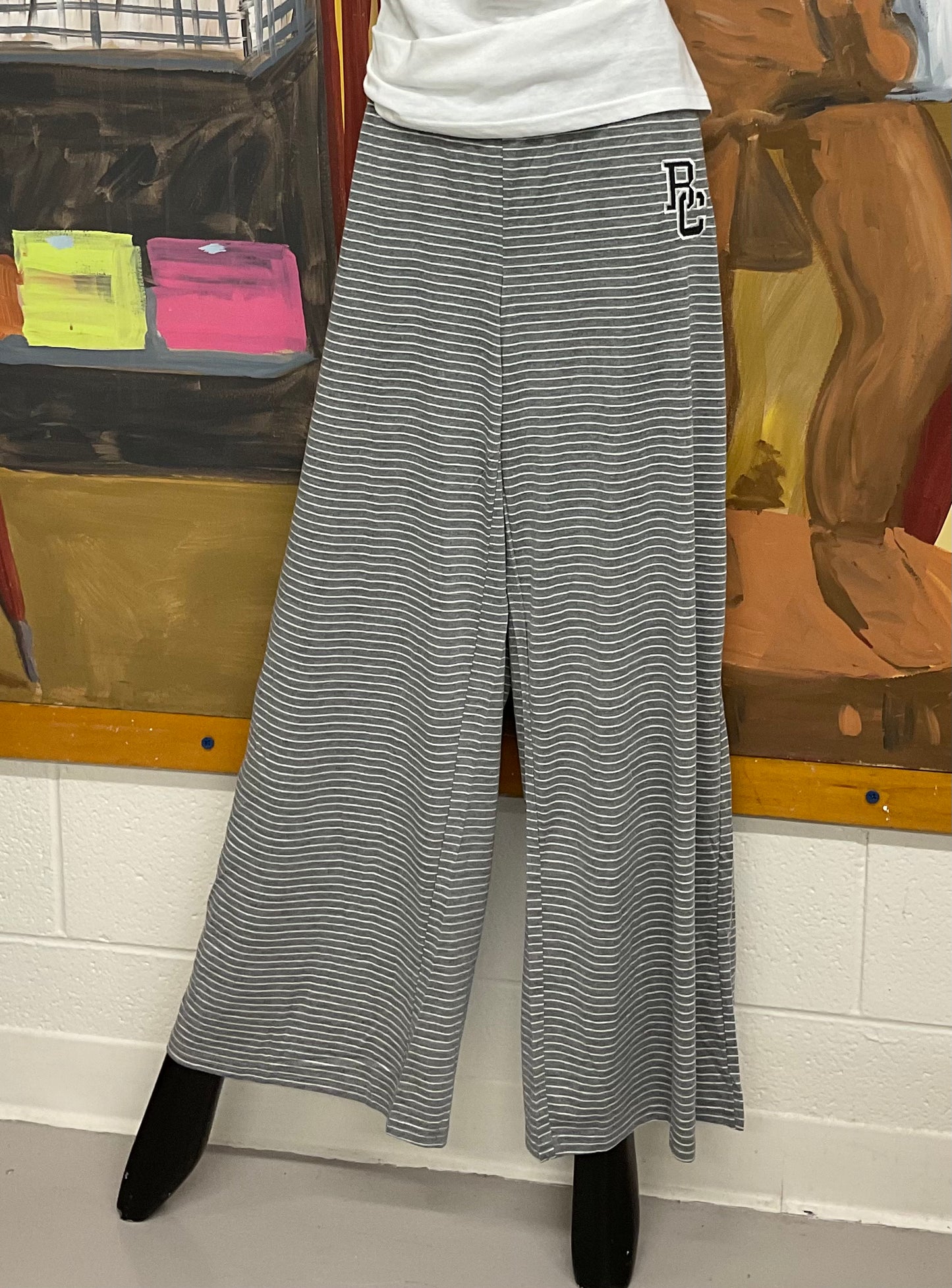 BC Embroidered Wide Leg Pants - The Trojan Store -Boxercraft Wide Leg Pant