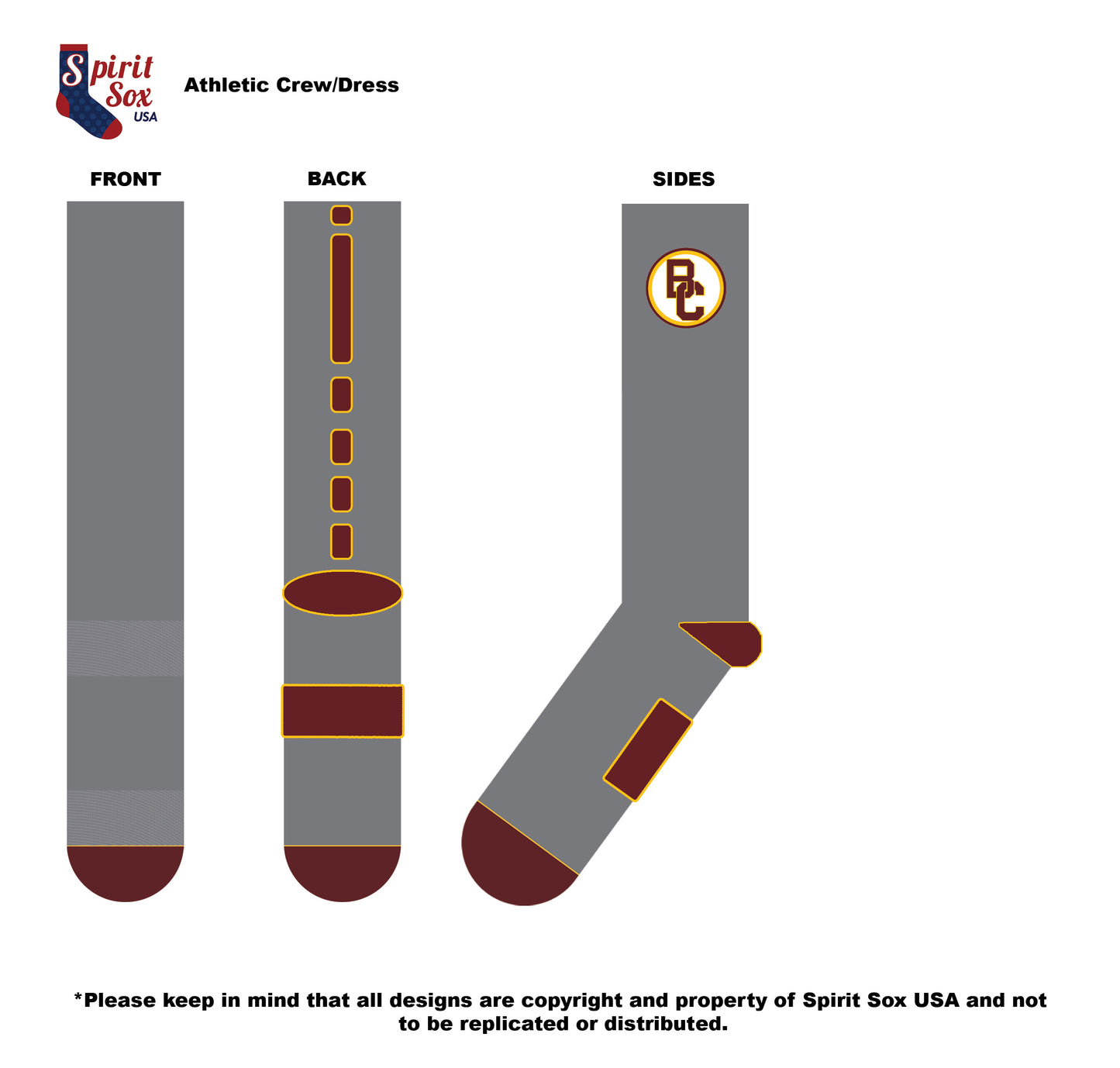 Trojan Spirit Socks