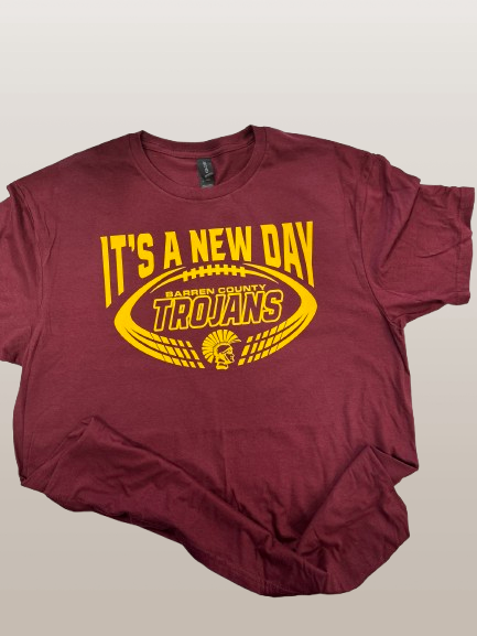 It's A New Day Football Tee