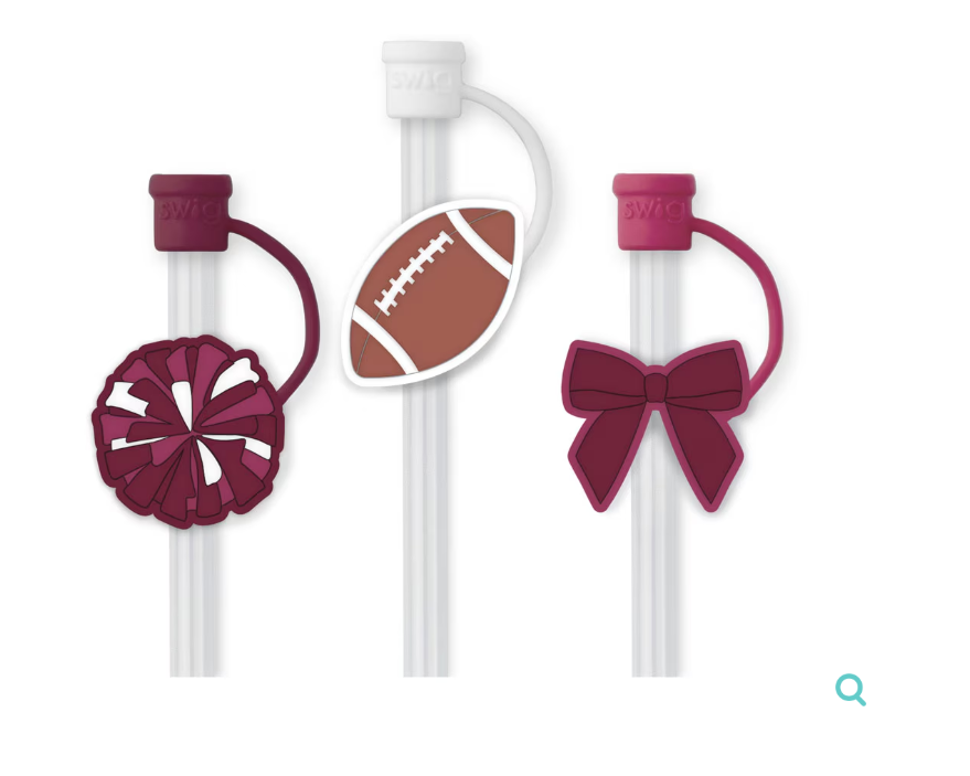 SWIG We've Got Spirit Straw Topper Set