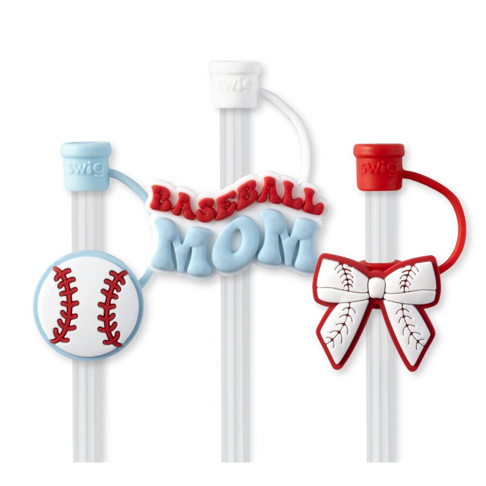 Home Run Straw Topper Set!