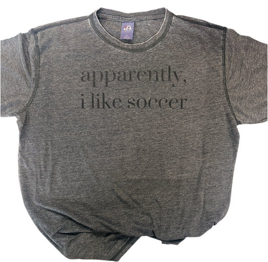 apparently, i like soccer