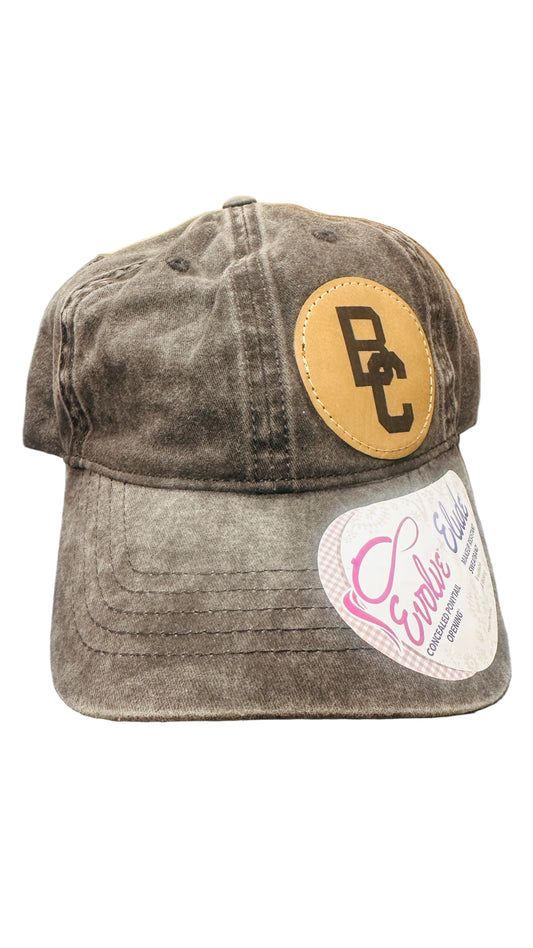 BC Leather Patch- Vintage Black with Leopard