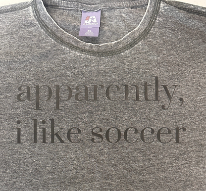 apparently, i like soccer