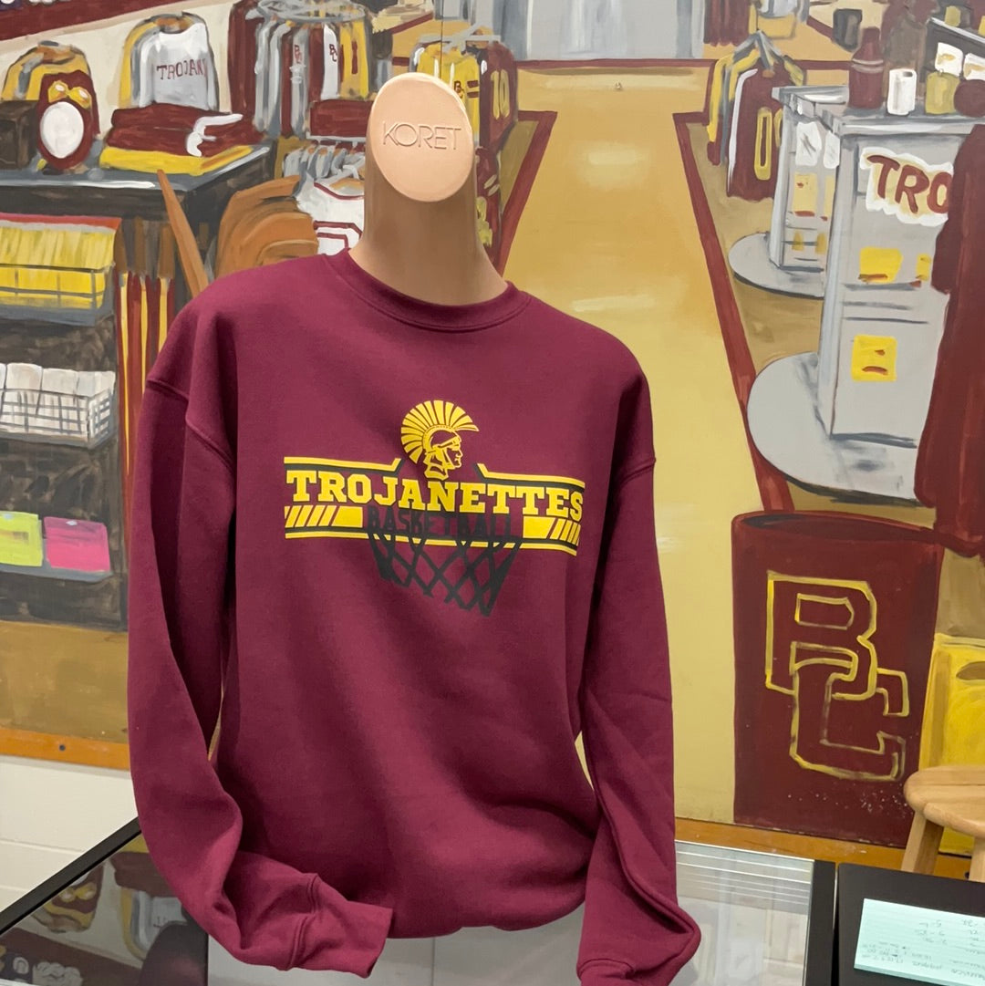 Trojanettes Basketball Crew - The Trojan Store