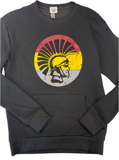 Striped Trojan Crew with pockets