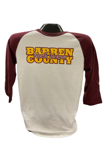 Barren County - North Jackson Baseball Style Tee