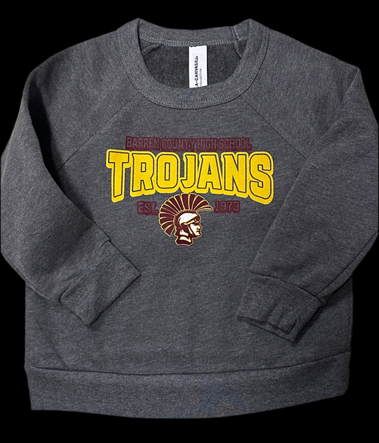 BCHS Trojans Toddler Crewneck
