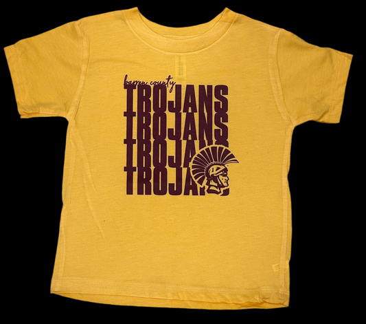 Toddler Trojans Trojan Trojans- Yellow