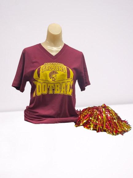 Football V-Neck Tee