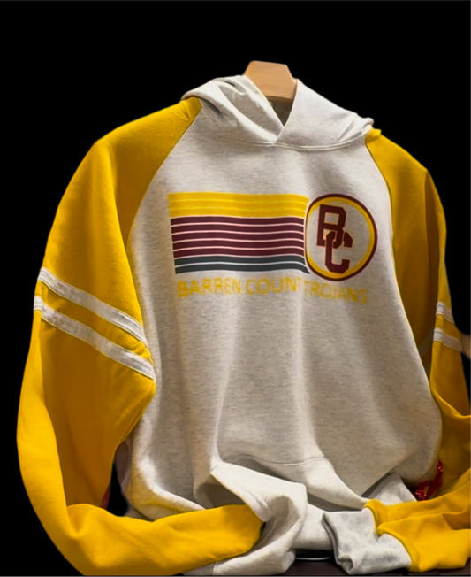 Raglan Hooded Sweatshirt