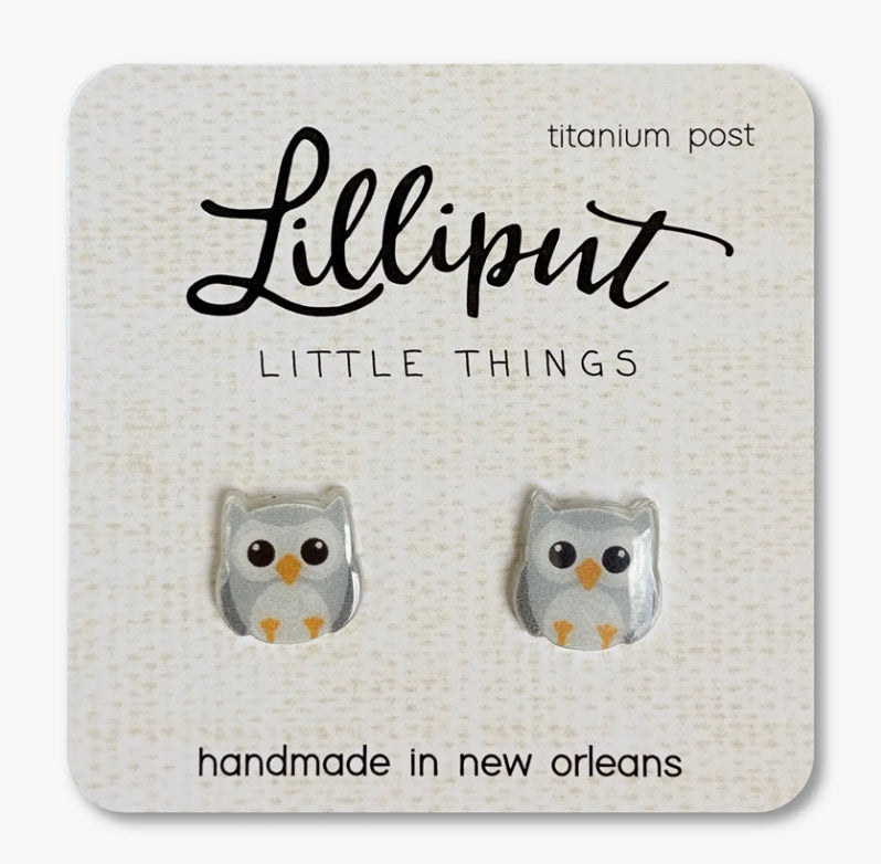 Owl Earrings - The Trojan Store