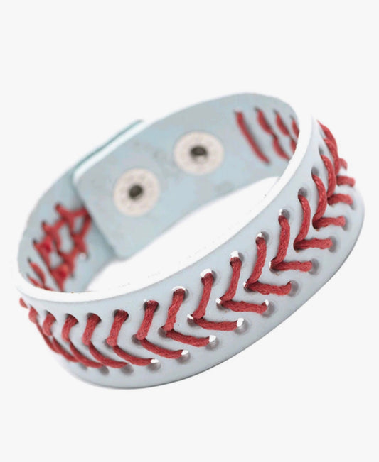 Baseball Cuff Bracelet - The Trojan Store