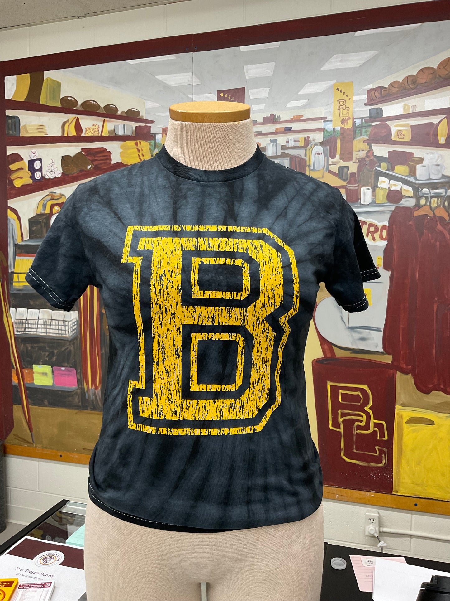 Black Tie Dye “B” - The Trojan Store