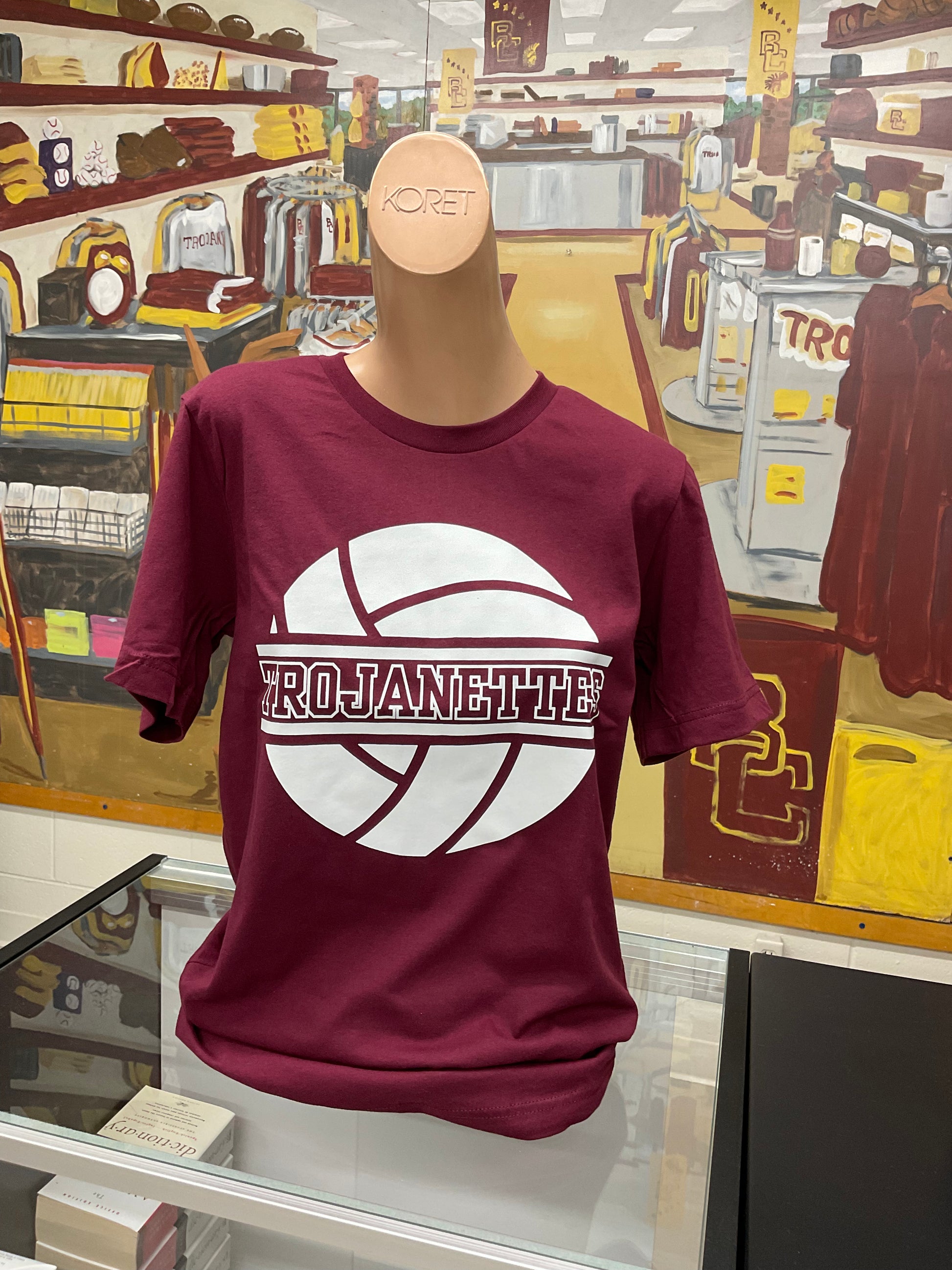 Volleyball Trojanettes Tee - The Trojan Store