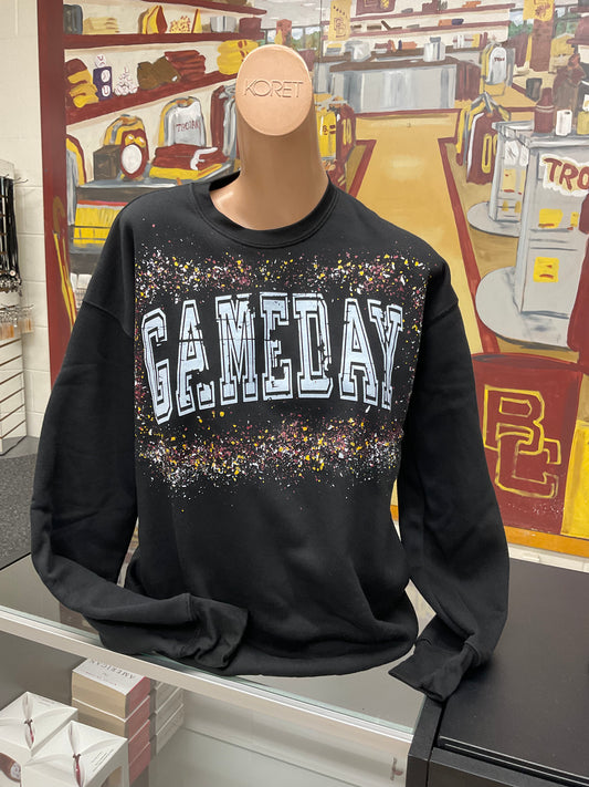 GAMEDAY Confetti Crewneck - The Trojan Store