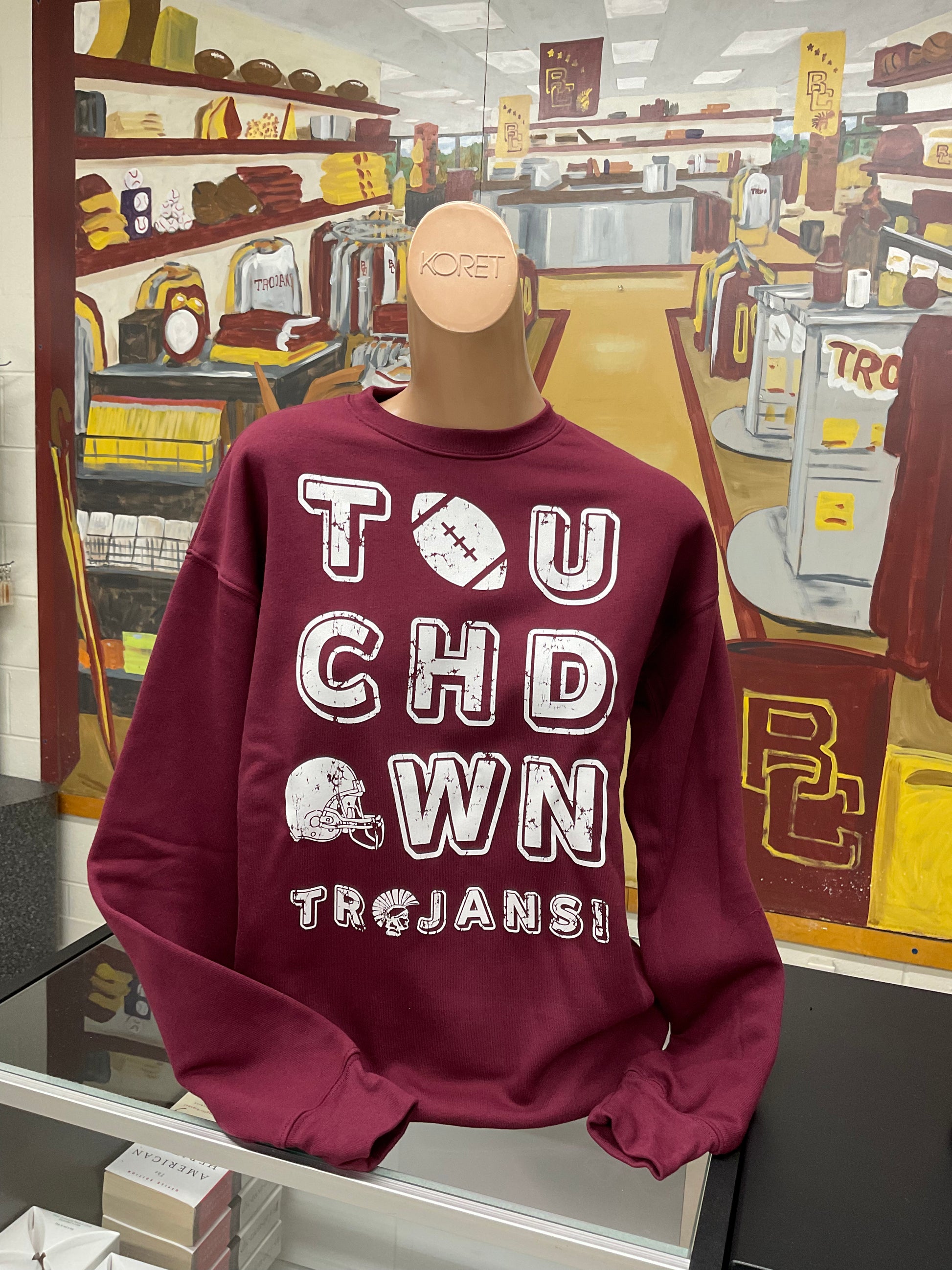 TOUCHDOWN Crewneck - The Trojan Store