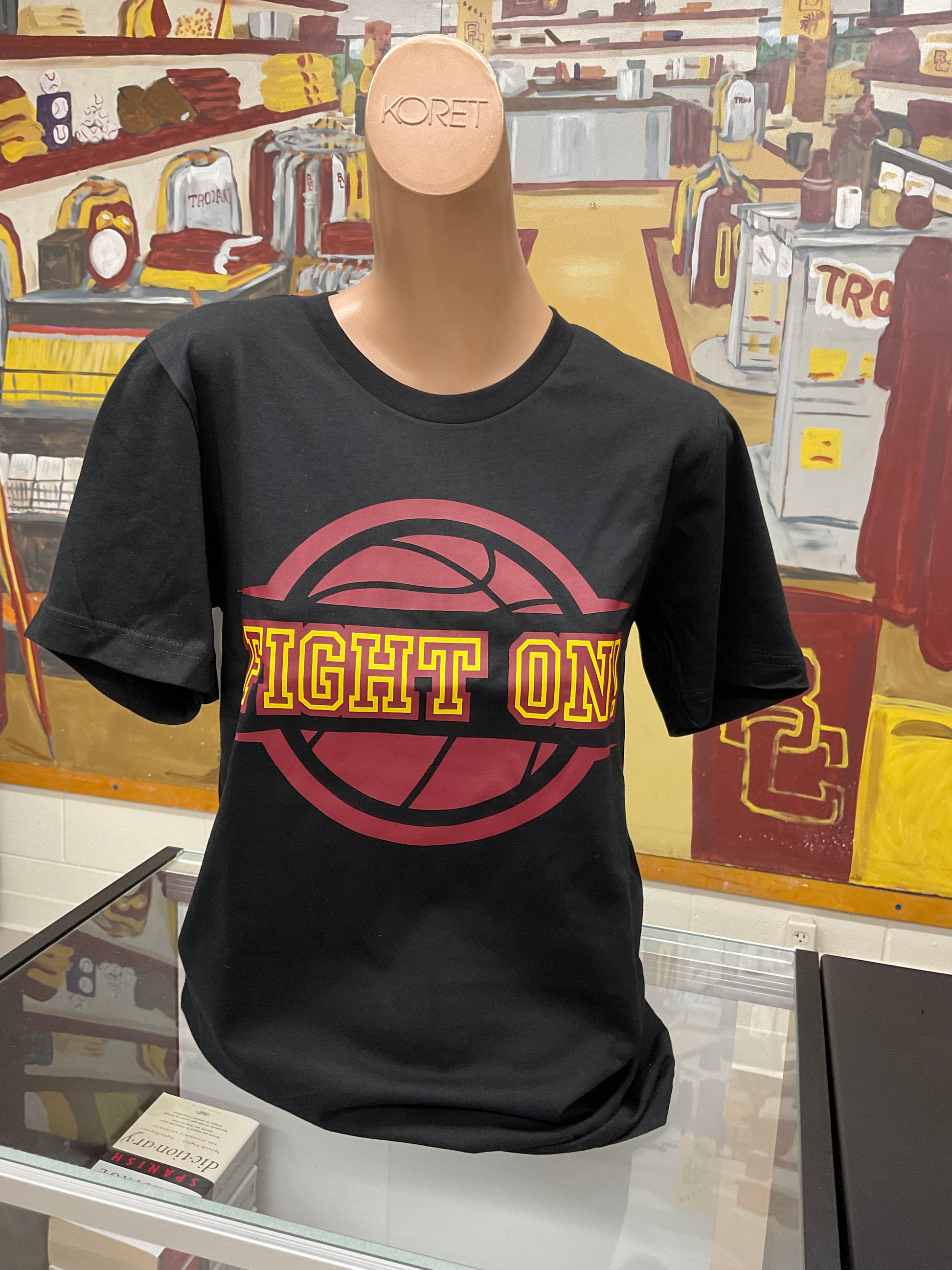 Basketball “FIGHT ON!” TEE - The Trojan Store