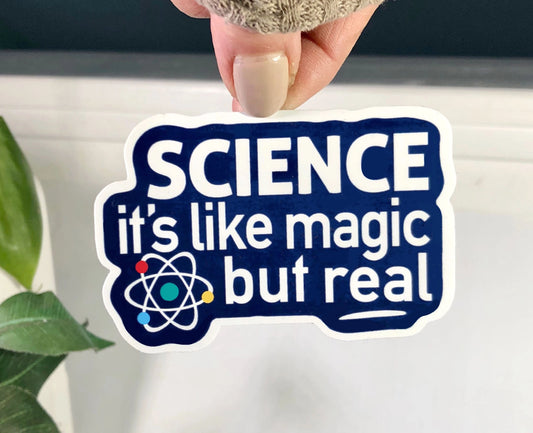 Science Is Magic Sticker - The Trojan Store