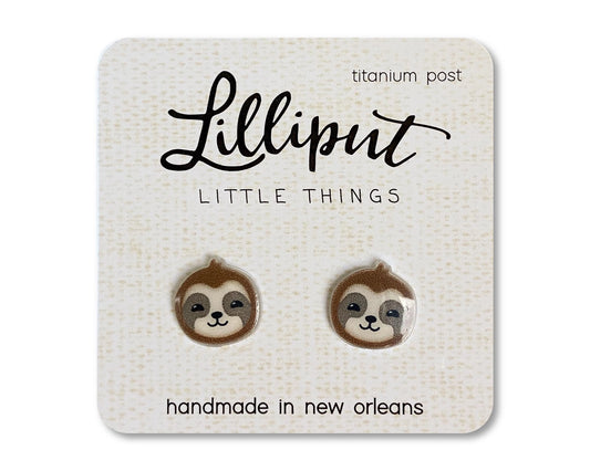 Sloth Earrings - The Trojan Store