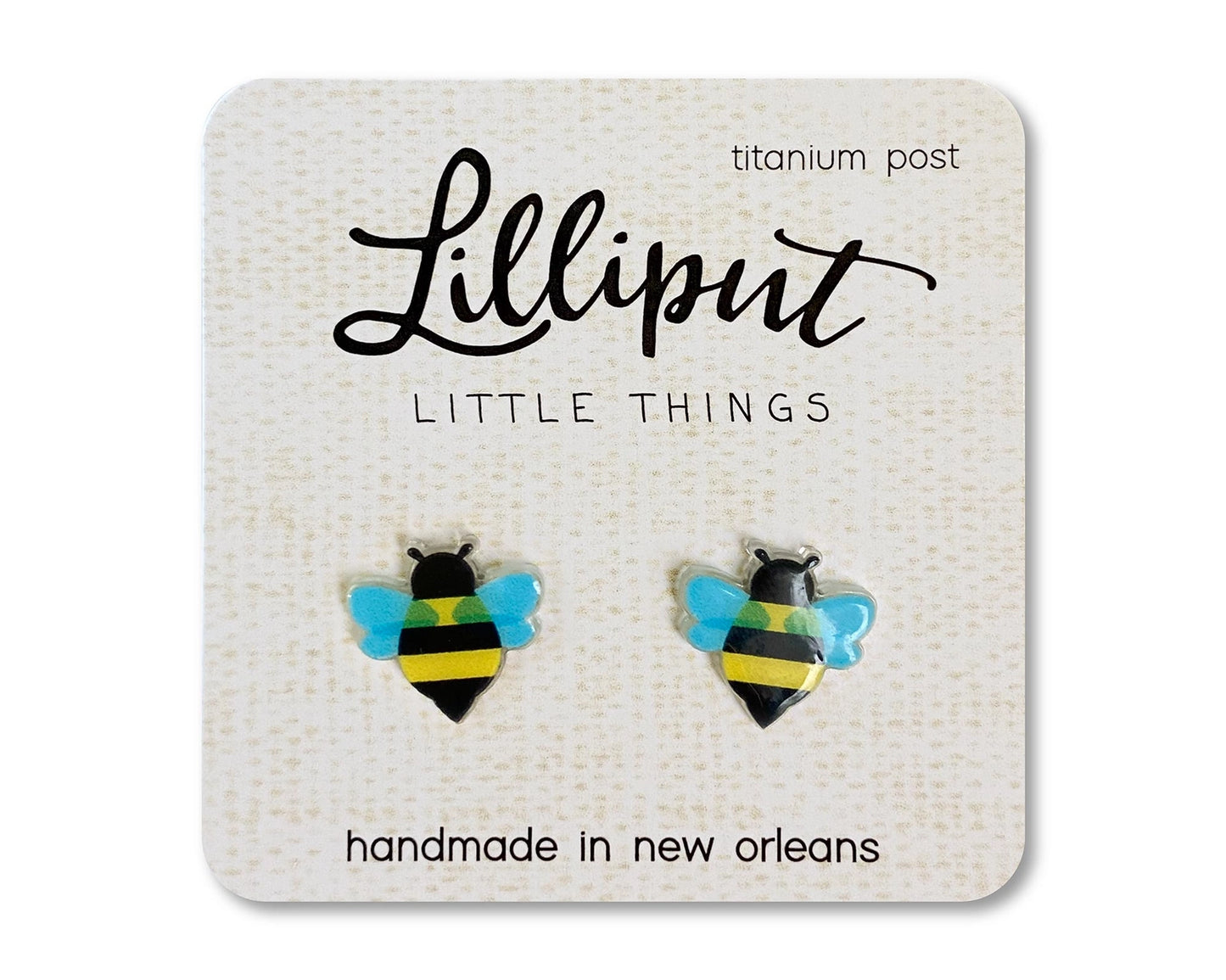 Bee Earrings - The Trojan Store