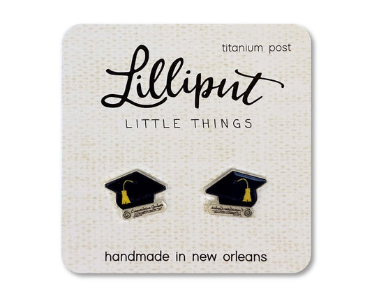 Graduation Cap Earrings - The Trojan Store