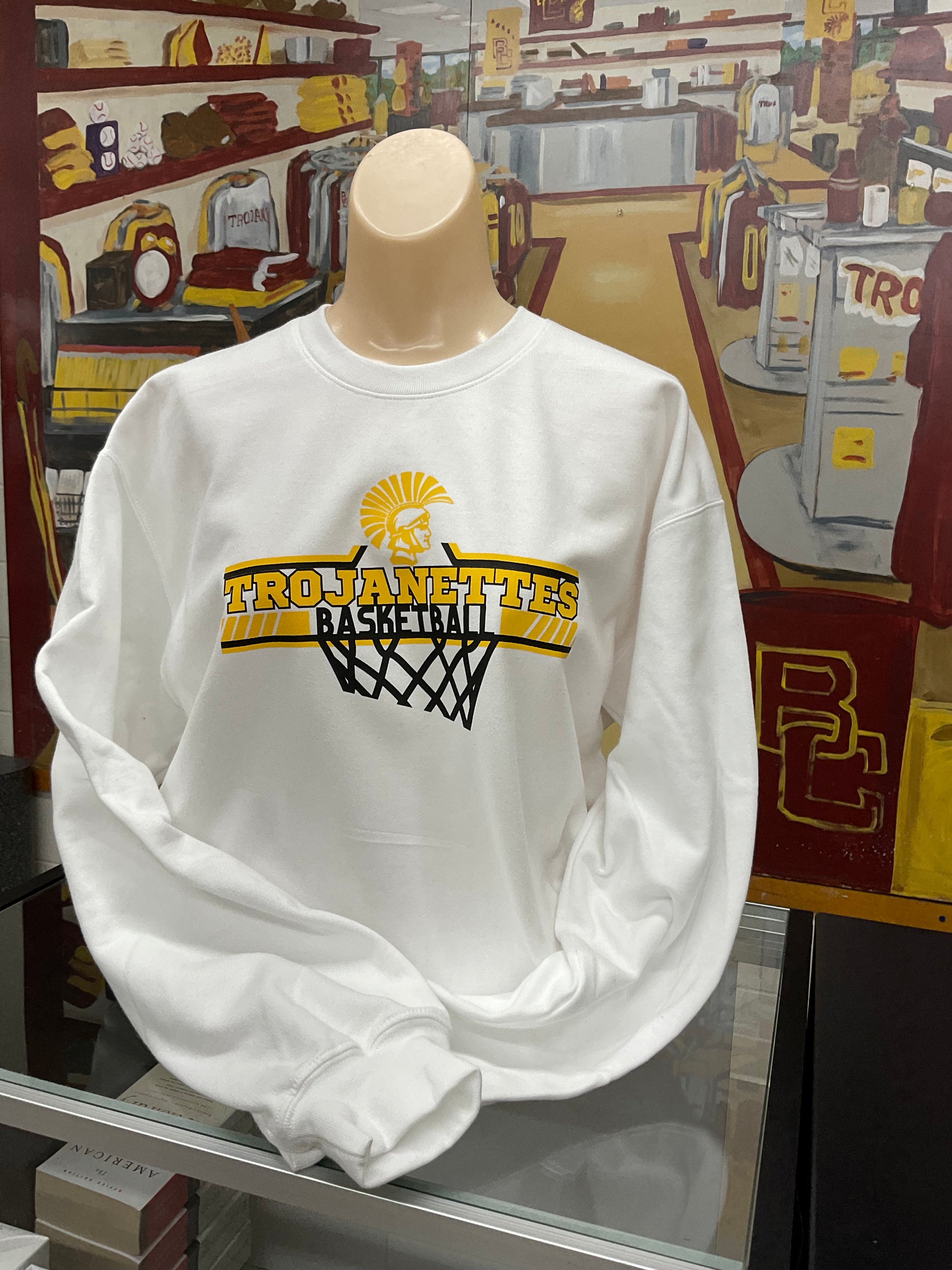 Trojanettes Basketball Crew - The Trojan Store