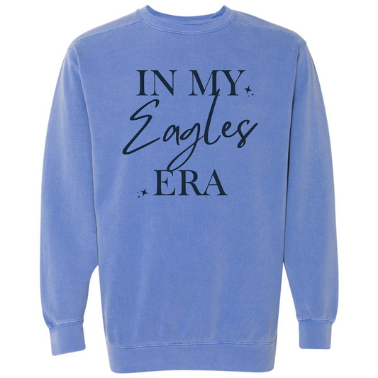 Eagles Era Sweatshirt - The Trojan Store -Adult -Comfort Colors 100% cotton threads Youth - District Cotton Blend 