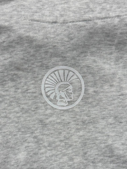 Vintage Style Relay Quarter-Zip Sweatshirt - Light Heather Grey