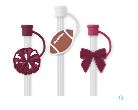 SWIG We've Got Spirit Straw Topper Set
