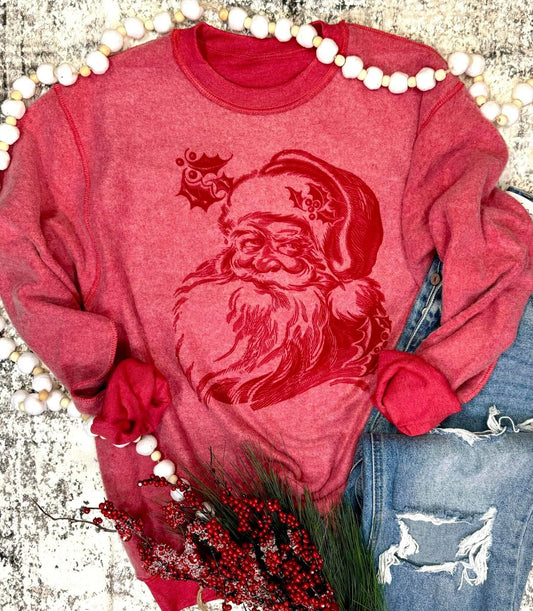 Inside out Santa/Santa World Tour Christmas Sweatshirt